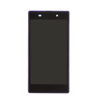 Lcd Pantalla Para Sony Z1 L39h Con Marco Púrpura